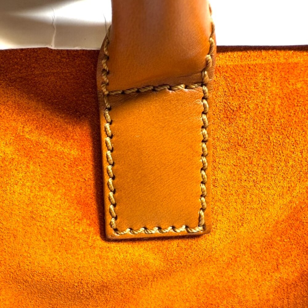 LAMBERTSON TRUEX Suede BOXCAR Satchel STUNNING With Tags - Picture 13 of 15